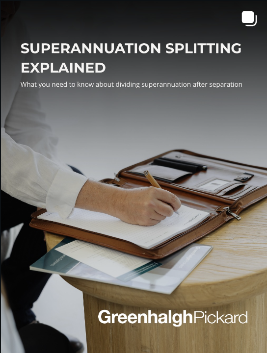 Blog graphic explaining superannuation splitting after separation